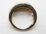 Natural Diamonds 18k Yellow Gold 14k White Gold 11.7g Ring Size 7.75 Do0726srxde