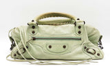 Balenciaga Light Green Motocross Twiggy Bag Sd0626przde