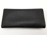 Salvatore Ferragamo Gancini Black Leather Continental Wallet Do0525oorde