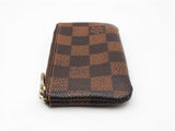 Louis Vuitton Pochette Clés Key Pouch In Damier Ebene Coated Canvas Fw0726lxzdu