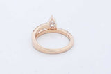 1.0cttw Lab Grown Diamond Ring In 14k Yellow Gold 3.76 Grams Size 7 Eb0726ccrde