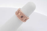 Christian Dior My Dior Cannage 18k Rose Gold Ring 5.6 Grams Size 49 Eb0326loxzde