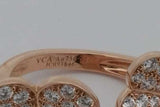 Van Cleef & Arpels 18k Rose Gold Frivole Between The Finger Ring Eb1026cxxzsa