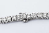 27.8cttw Diamond Tennis Necklace 14k White Gold 54.6 Grams 22 Inch Eb1225cxxzsa