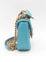 Louis Vuitton Malibu Green Calfskin Nu Wave Chain Shoulder Bag Sd0325exzsa