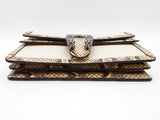 Gucci Dionysus Off White Calfskin Leather Snakeskin Trim Shoulder Bag Sd0726rzxde