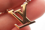 Louis Vuitton Lv Iconic Gold Tone Necklace 6.7 Grams 16-18 Inch Eb0626oxzsa