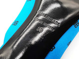 Balenciaga Knife Mules Logo Blue Satin Heels Size Eu 38 Do0725pxde