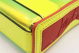 Christian Louboutin Cabata N/s Mini Neon Yellow Top Handle Bag Eb1224wxzsa