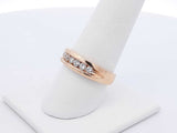 0.80 Cttw Channel-set Diamond & 14k Yellow Gold Ring 5.6 Gram Size 8 Fw0825pzxdu