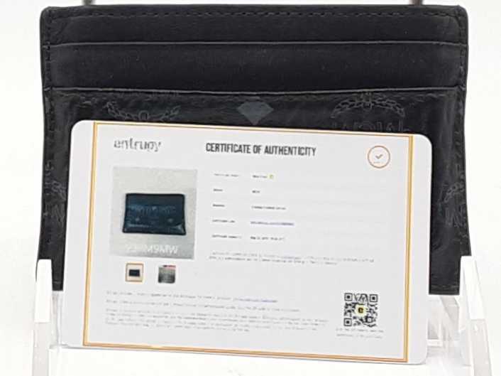 Mcm Card Case In Visetos Black Aa1025pzsa