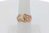 Black Hills Gold 10k Tricolor Gold Grape Leaf Ring 3.7 Grams Size 6.5 Eb926lcxsa