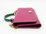 Dolce & Gabbana Sicily Von Mini Wallet On Chain Pink Wallet Sd0925lrzsa