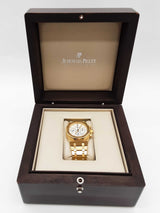 Audemars Piguet 40 Royal Oak White Dial 18k Yellow Gold Watch Do0425wcxzxde