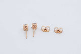 0.4cttw Lab Grown Diamond Stud Earrings In 14k Yellow Gold 0.8 Grams Eb0726lxzdu