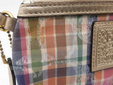 Coach Poppy Plaid Wristlet Aa0725pzsa