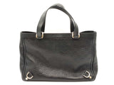 Gucci Abbey Tote Bag In Gg Guccissima Black Leather Fw0525orzdu