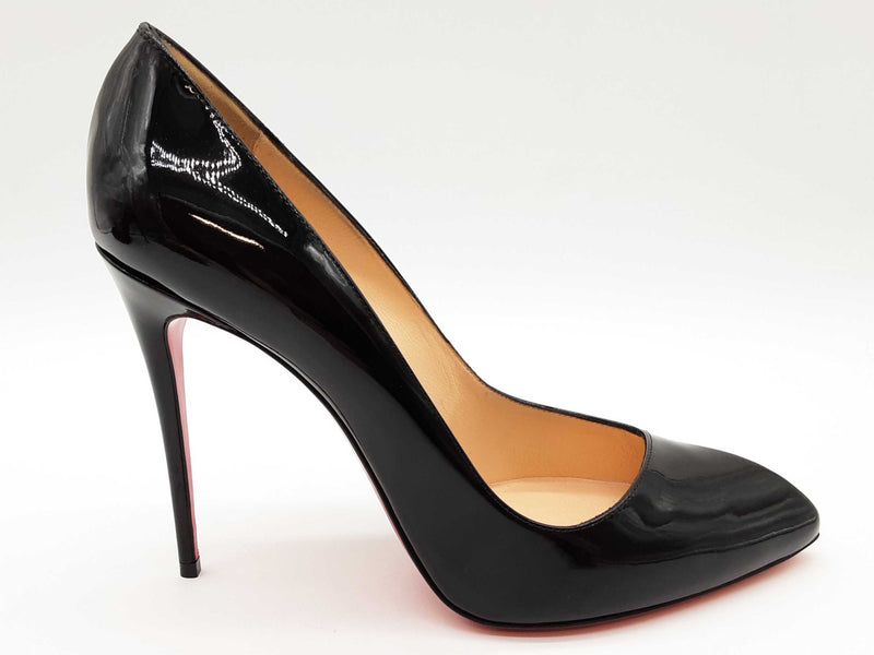 Christian Louboutin Corneille 100 Black Patent Heels Size Eu 39.5 Do0825loxde