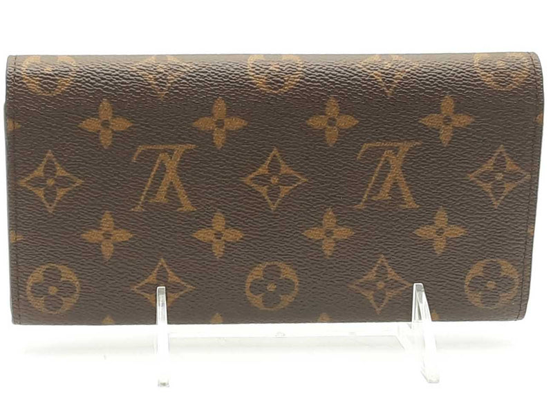Louis Vuitton Emilie Monogram Pink Interior Brown Wallet Aa1225lrzsa