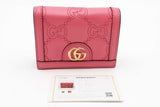 Gucci Gg Matelasse Pink Leather Wallet Eb0726lorsa