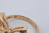 14k Yellow Gold Butterfly Ring With Diamonds 3.5 Grams Size 6 Eb0626owxsa