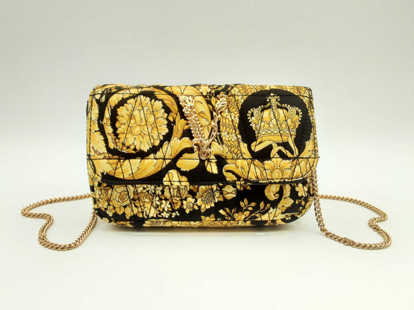 Versace Virtus Barocco Quilted Evening Bag Fw1224wxzsa