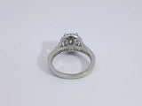 1 Cttw Diamond 14k White Gold Ring 2.8 Grams Size 4 Aa0525lerzsa