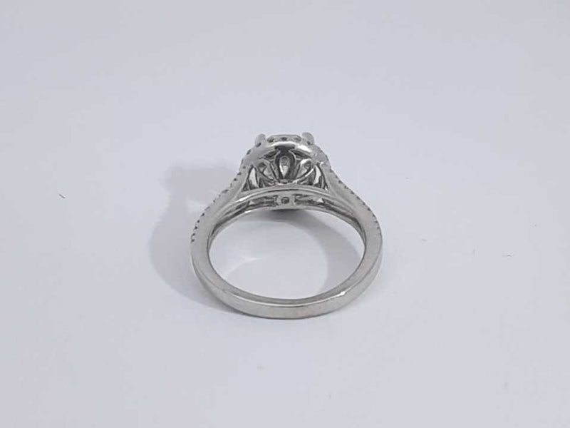 1 Cttw Diamond 14k White Gold Ring 2.8 Grams Size 4 Aa0525lerzsa