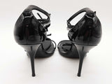 Saint Laurent Ysl Cassandra Black Patent Leather Heels Size Eu 36.5 Do0826lrxde