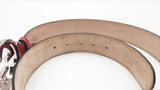 Gucci Red Guccissima Leather Belt With Interlocking Gg Buckle Eb1125lordu