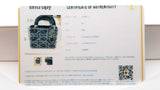 Christian Dior Mini Lady Dior In Tweed & Gold Cannage Fw0825wzxzdu