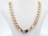 14k Yellow Gold 31.2 Grams Concave Curb Chain 20 In Aa0526lizxsa