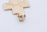 14k Yellow Gold Padre Nuestro Prayer Cross Pendant 1.5 Grams Eb0426iide