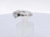 0.68 Cttw Diamond 14k White Gold Ring 3.8 Grams Size 7 Aa0225exzsa