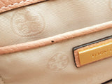 Tory Burch Britten Small Saddle Bag In Pink Pebbled Leather Fw0826lxzdu