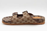 Gucci Gg Monogram Canvas Slides Gucci Size 8 Eb0626wxde