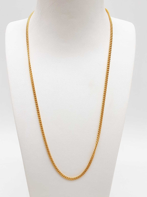 24k Yellow Gold 19.5g Cable Chain Necklace 20 In Dolrxzde 144020010408