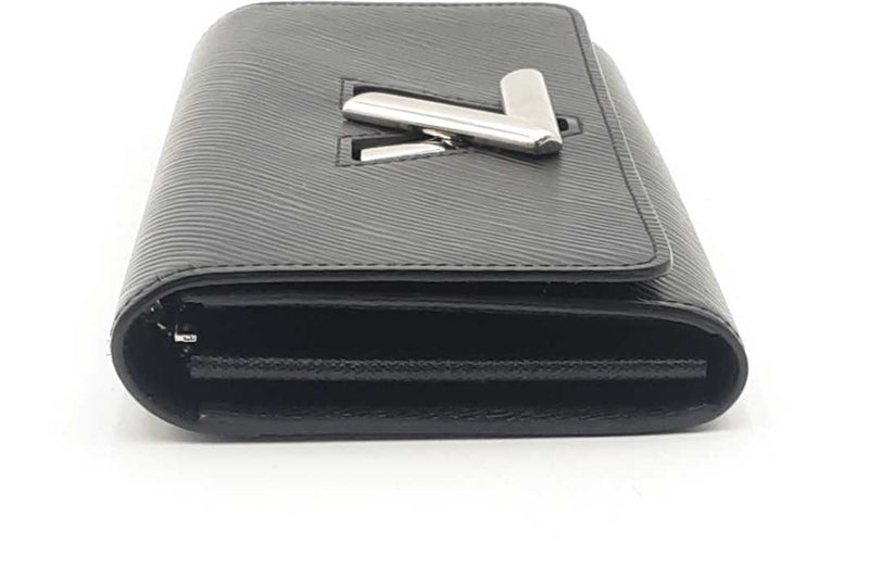 Louis Vuittion Black Epi Leather Twist Wallet Eb1124orxsa