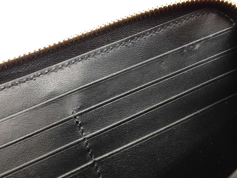 Tom Ford Brown Metallic Lizard Scale Embossed Leather Zipper Wallet Do0725oxzde