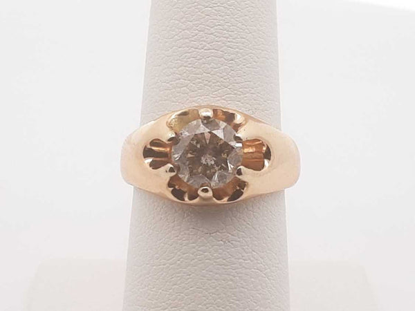1.05ctw Diamond 14k Yellow Gold 8.3 Grams Ring Size 6.5 Sd0525izxsq