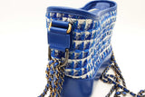Chanel Gabrielle Blue Tweed Crossbody Bag Eb0326orxzde
