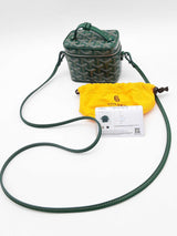 Goyard Goyardine Muse Mini Vanity Case Crossbody In Green Eb0125lexzde