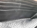 Kate Spade Hazel Court Bow Lacey Black Gray Continental Wallet Do0825pxde
