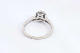 Diamond Approx. 0.94ctw Ring In 14k White Gold 3.7 Grams Size 7.75 Eb0724wxzsa