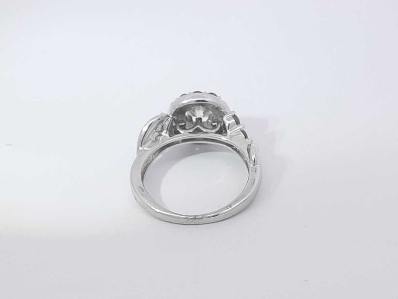 1 Cttw Diamond 14k White Gold Ring 4.5 Grams Size 5.5 Aa0825pxzsa