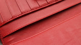 Gucci Gg Guccissima Red Leather Continental Long Wallet Fw0625orzdu