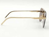 Louis Vuitton Lv Ash Sunglasses Gold With Case Aa1026lrzsa