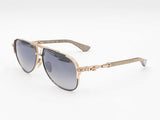 Chrome Hearts Painal Aviator Sunglasses With Gray Gradient Lenses Fw0926czxdu