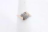 Diamond Ring In 14k Yellow Gold 2.9 Grams Size 6.25 Eb1024crsa