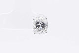 2.62ctw Oval Diamond Stud Screwback Earring 14k White Gold 1.1g Eb1025wiscsa